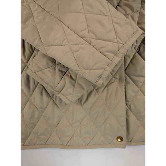 Lands End Jacket Women M/P Outerwear Diamond Quilted Riding Chore Classic Preppy - Picture 5 of 12